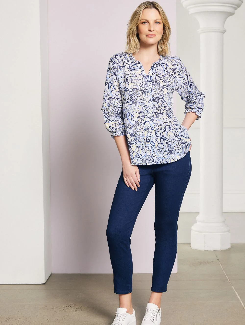 Adriana 3/4 Sleeve Shirt