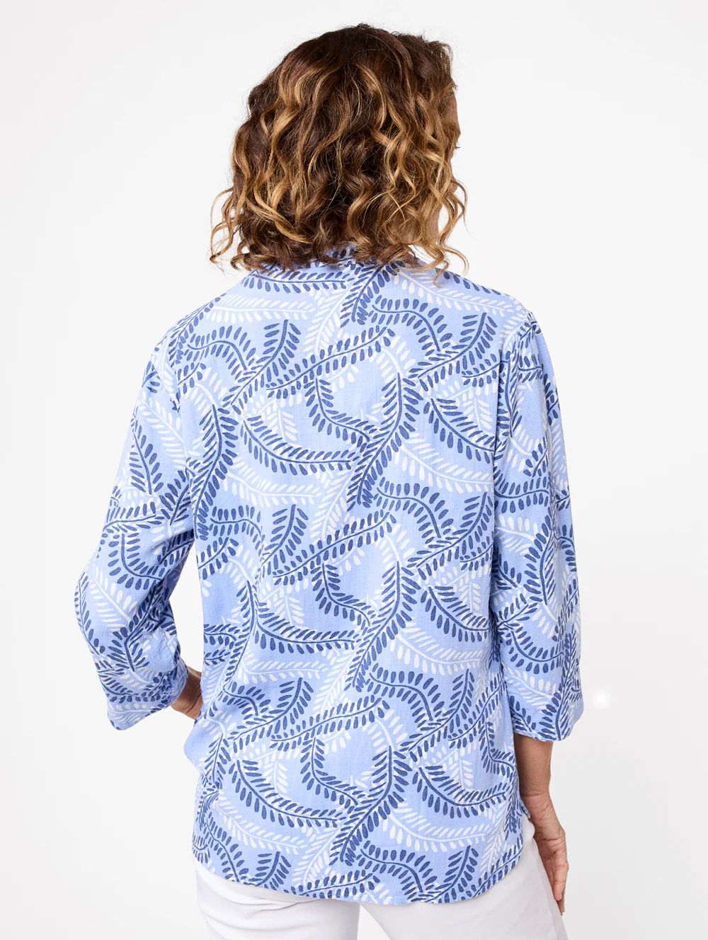 Allira 3/4 Sleeve Shirt - Image 3