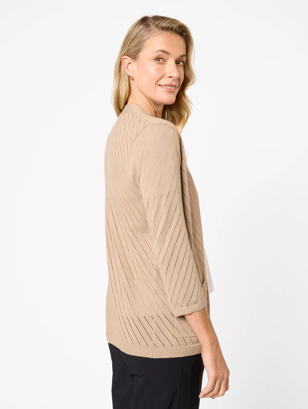 Amylou 3/4 Sleeve Cardigan - Image 3