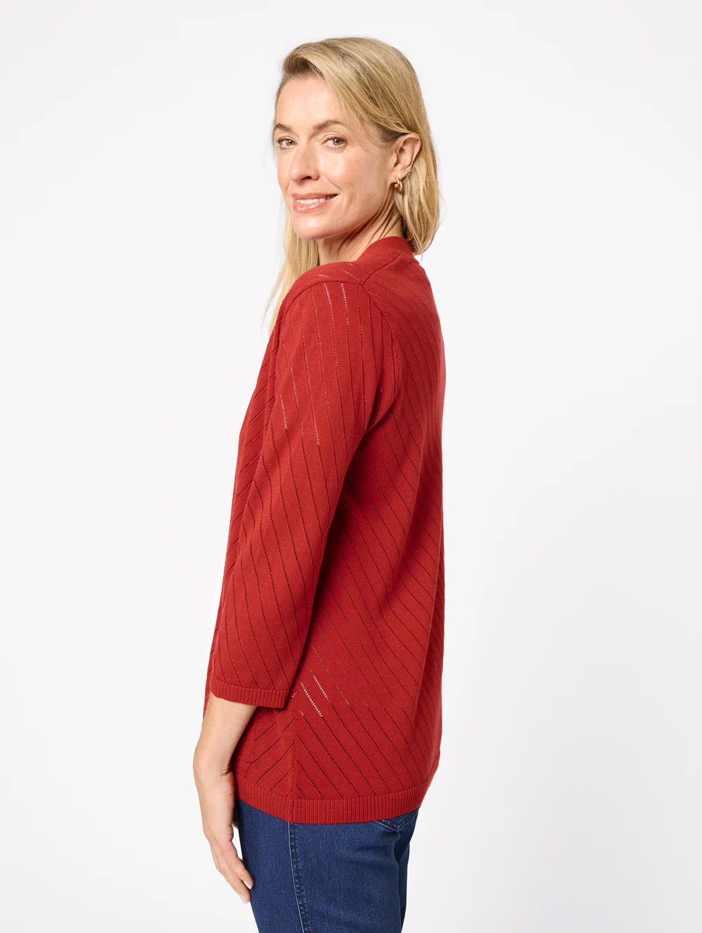 Amylou 3/4 Sleeve Cardigan - Image 3