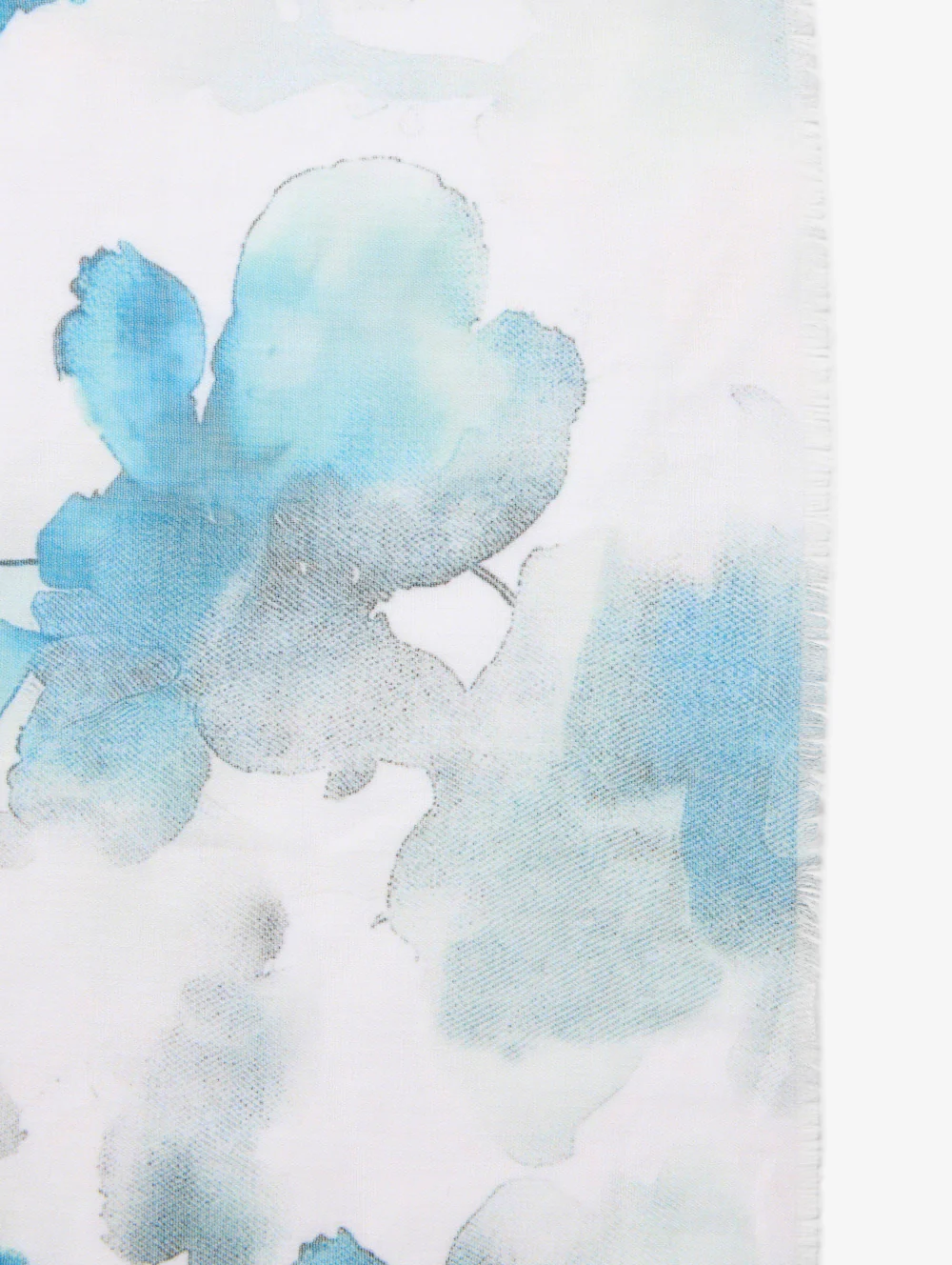 Blue Floral Scarf - Image 2