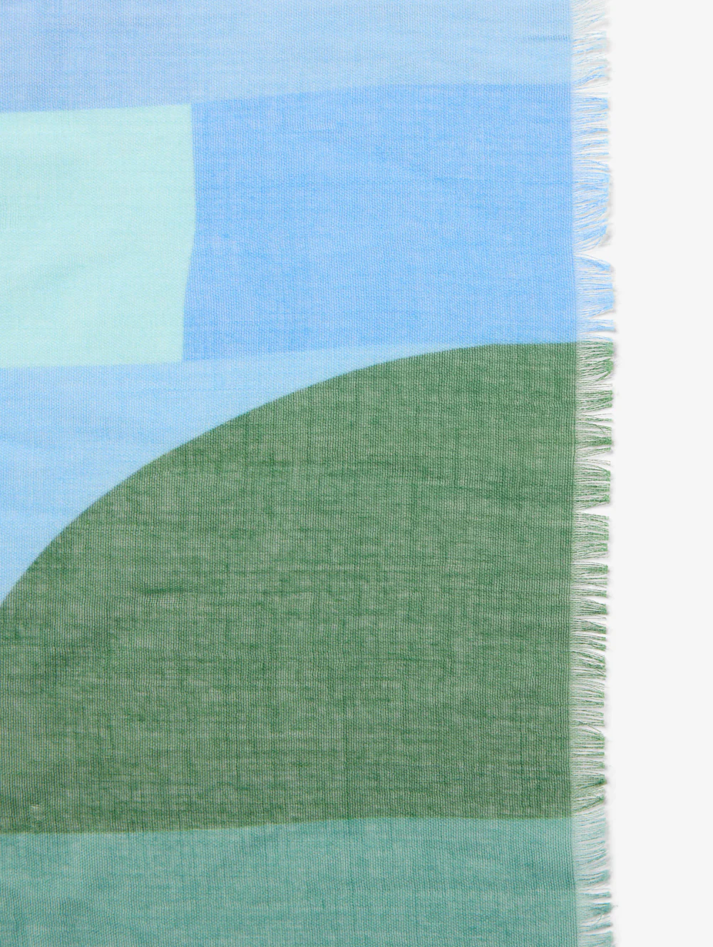 Blue Geo Scarf - Image 2