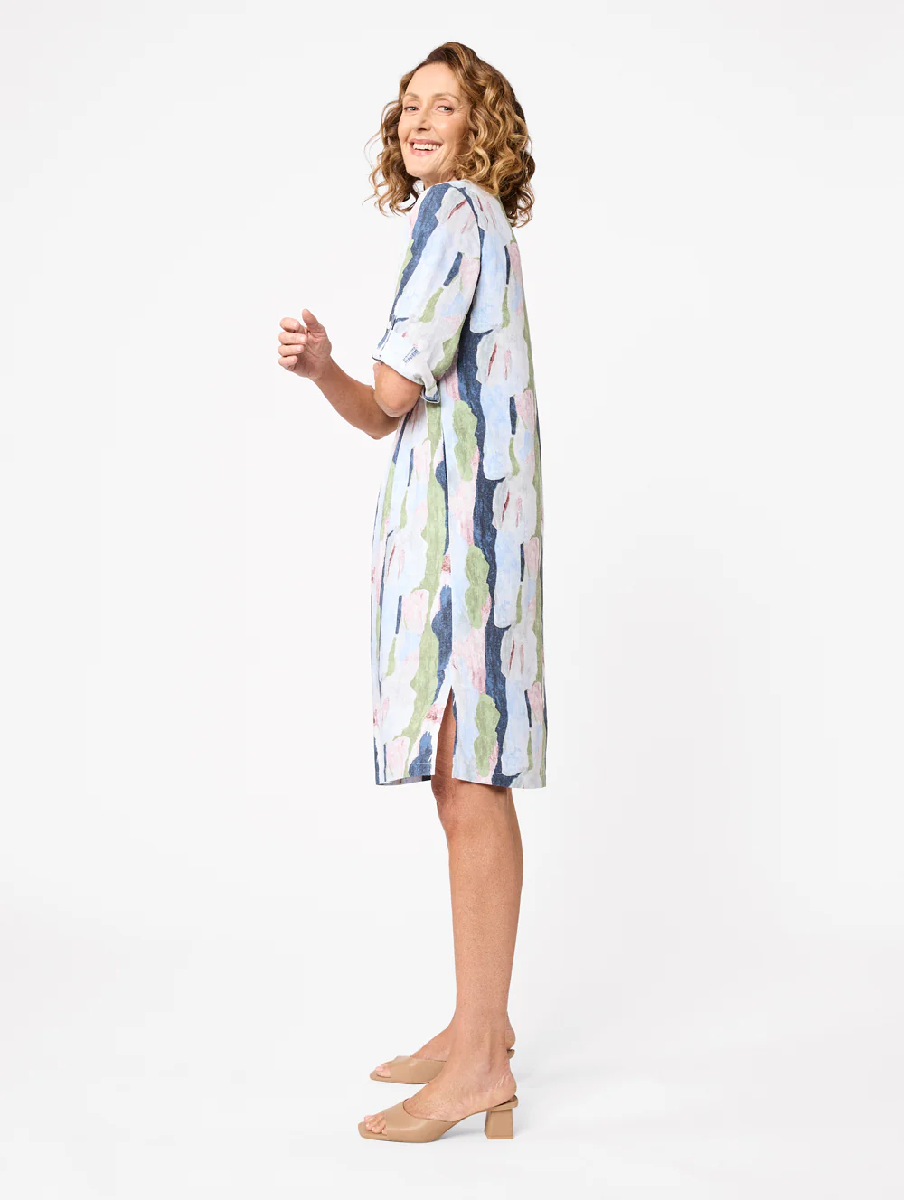 Coralia Elbow Sleeve Dress - Image 3