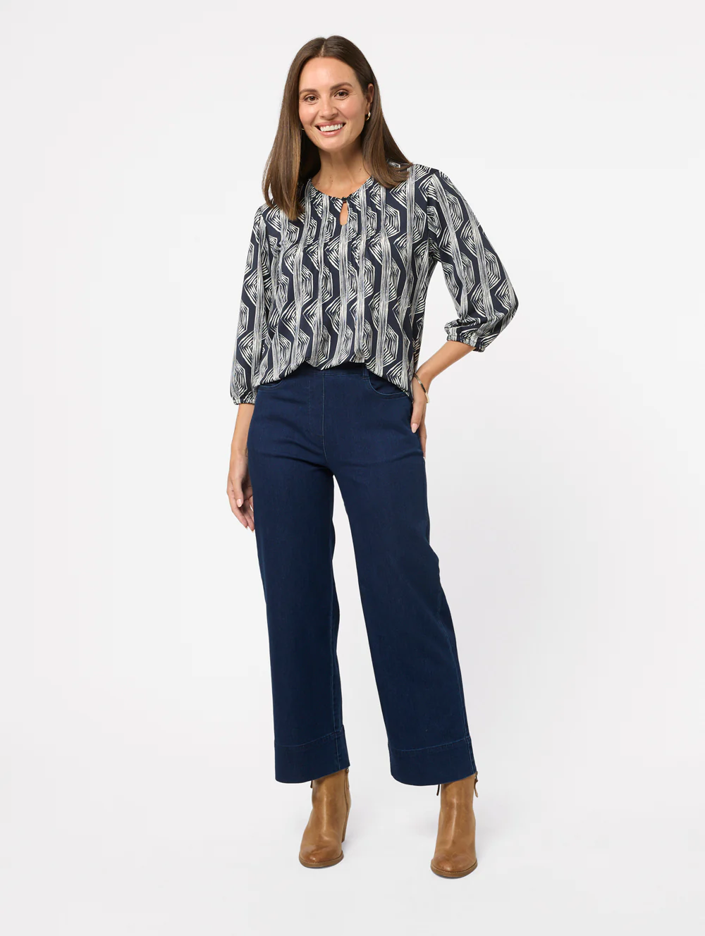 Daena 3/4 Sleeve Top - Image 4