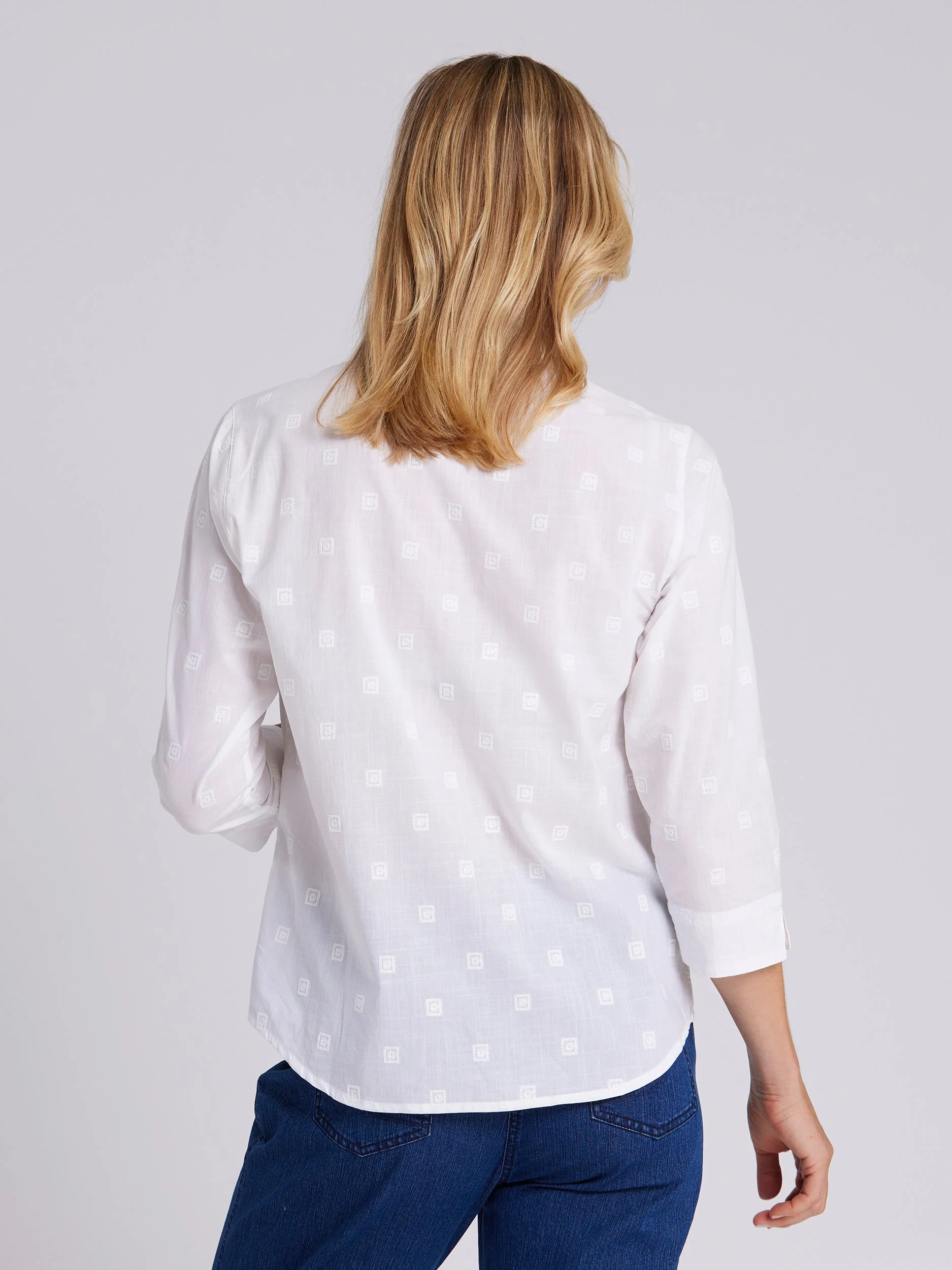 Elania 3/4 Sleeve Shirt - Image 4