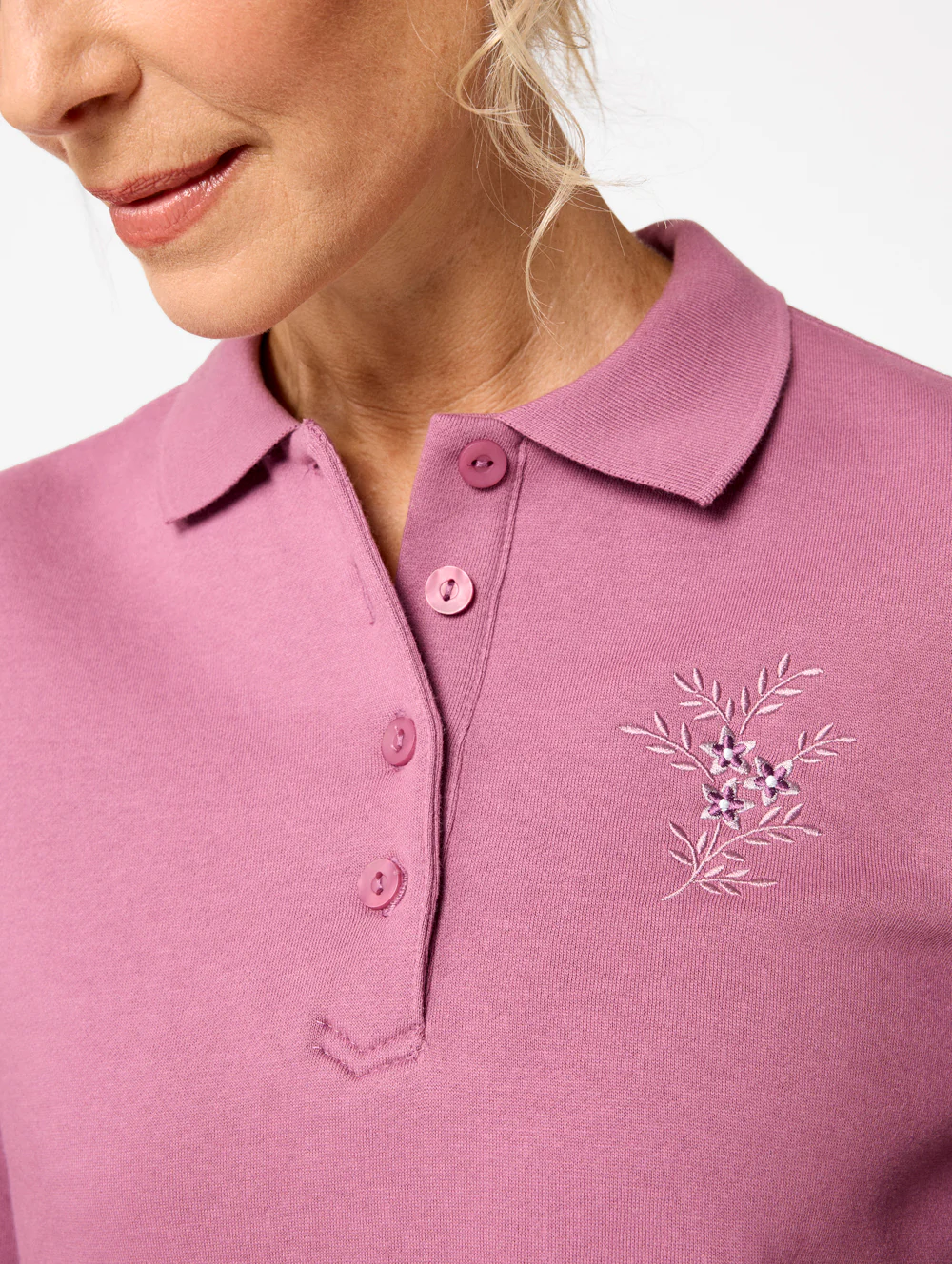Elenie Fleece Polo - Image 2