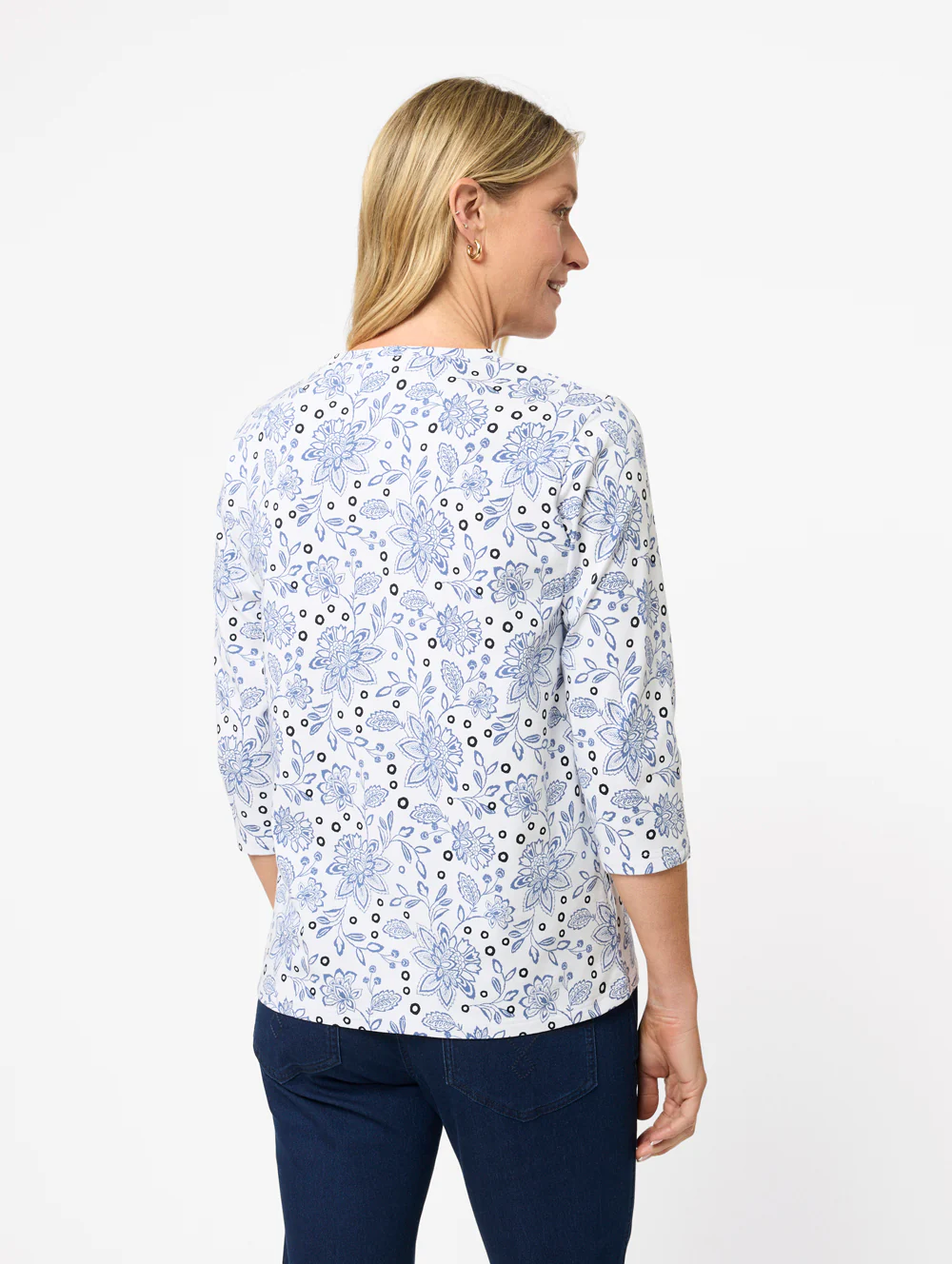 Emmalene 3/4 Sleeve Top - Image 3