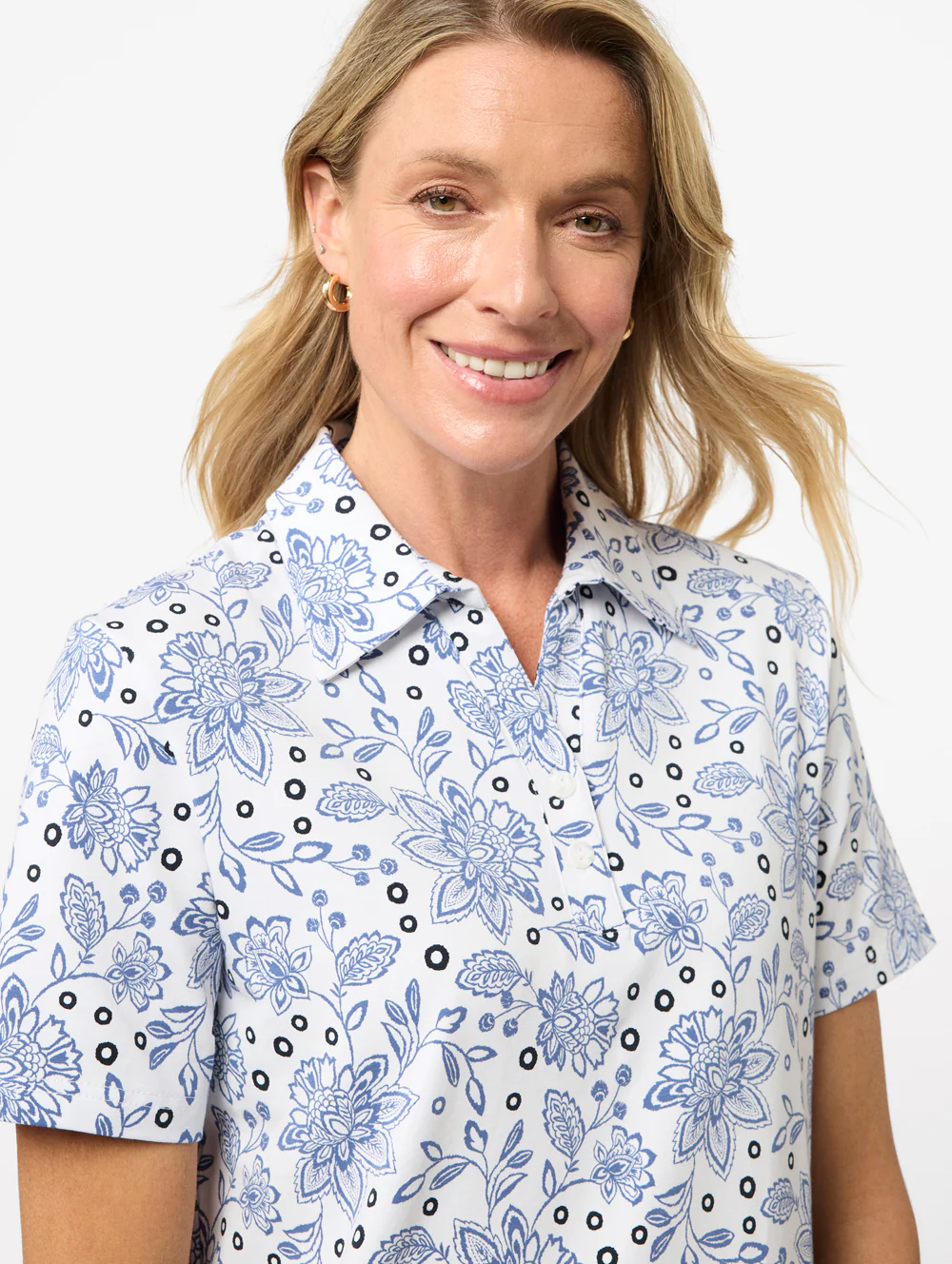 Emmalene Short Sleeve Polo - Image 2