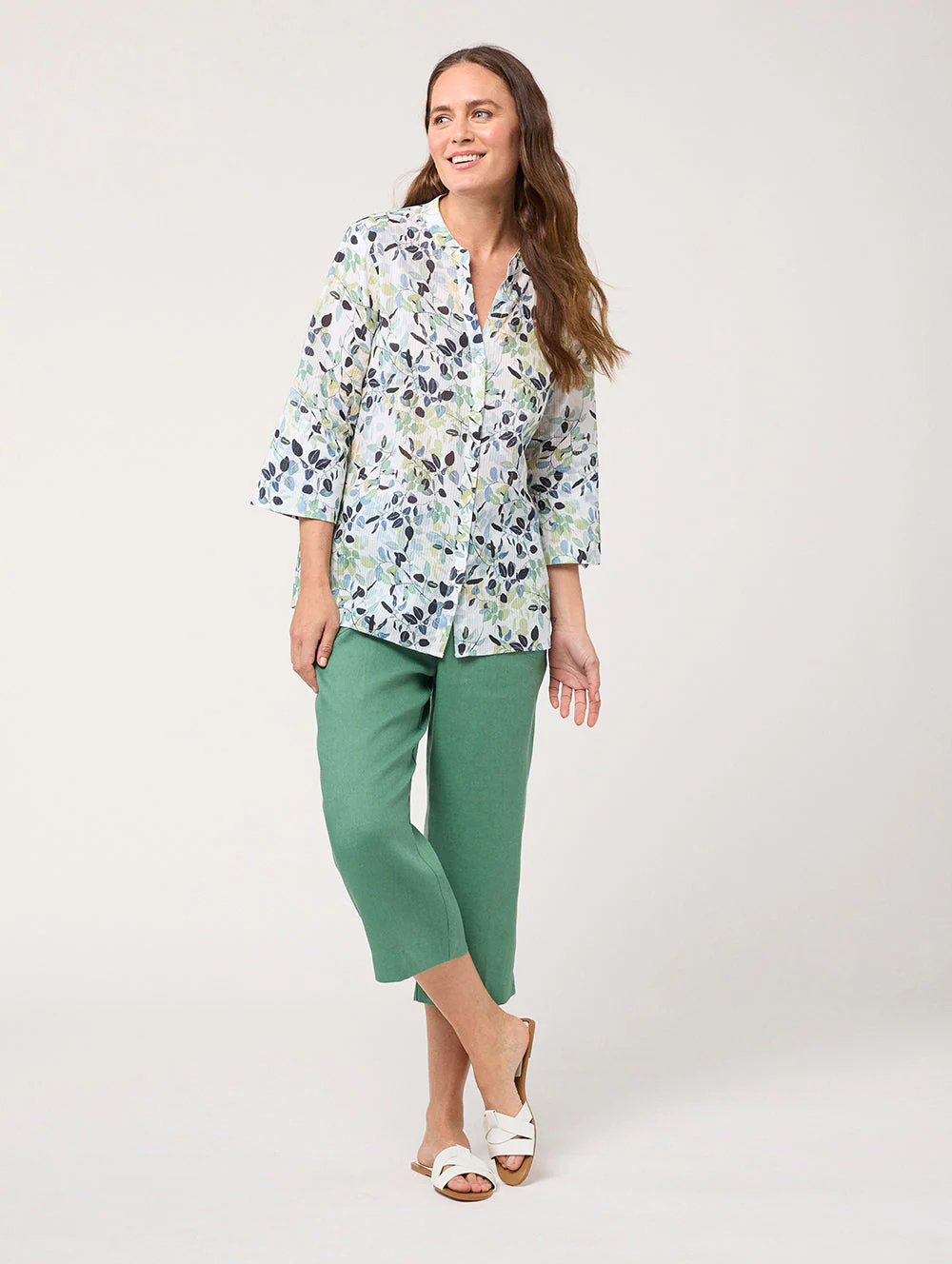 Evianna 3/4 Sleeve Shirt - Image 4