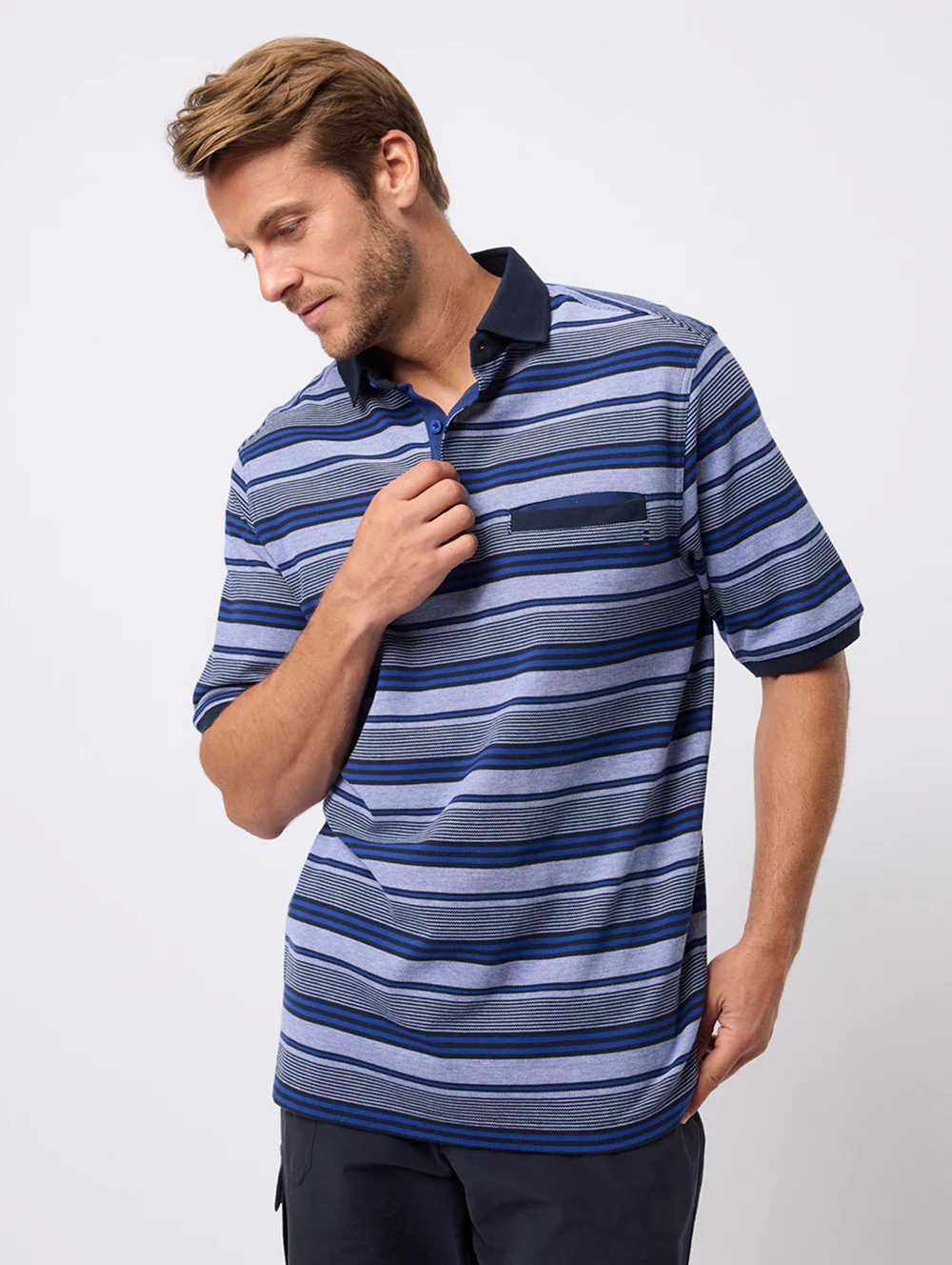 Haddon Cotton Pique Polo
