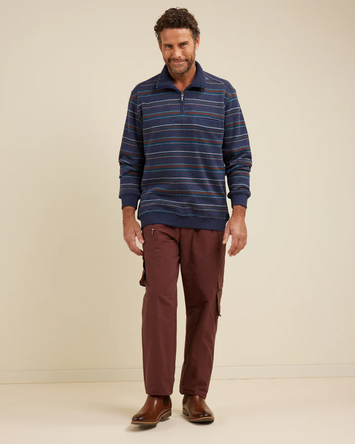 Hitch French Rib Half Zip - Image 4