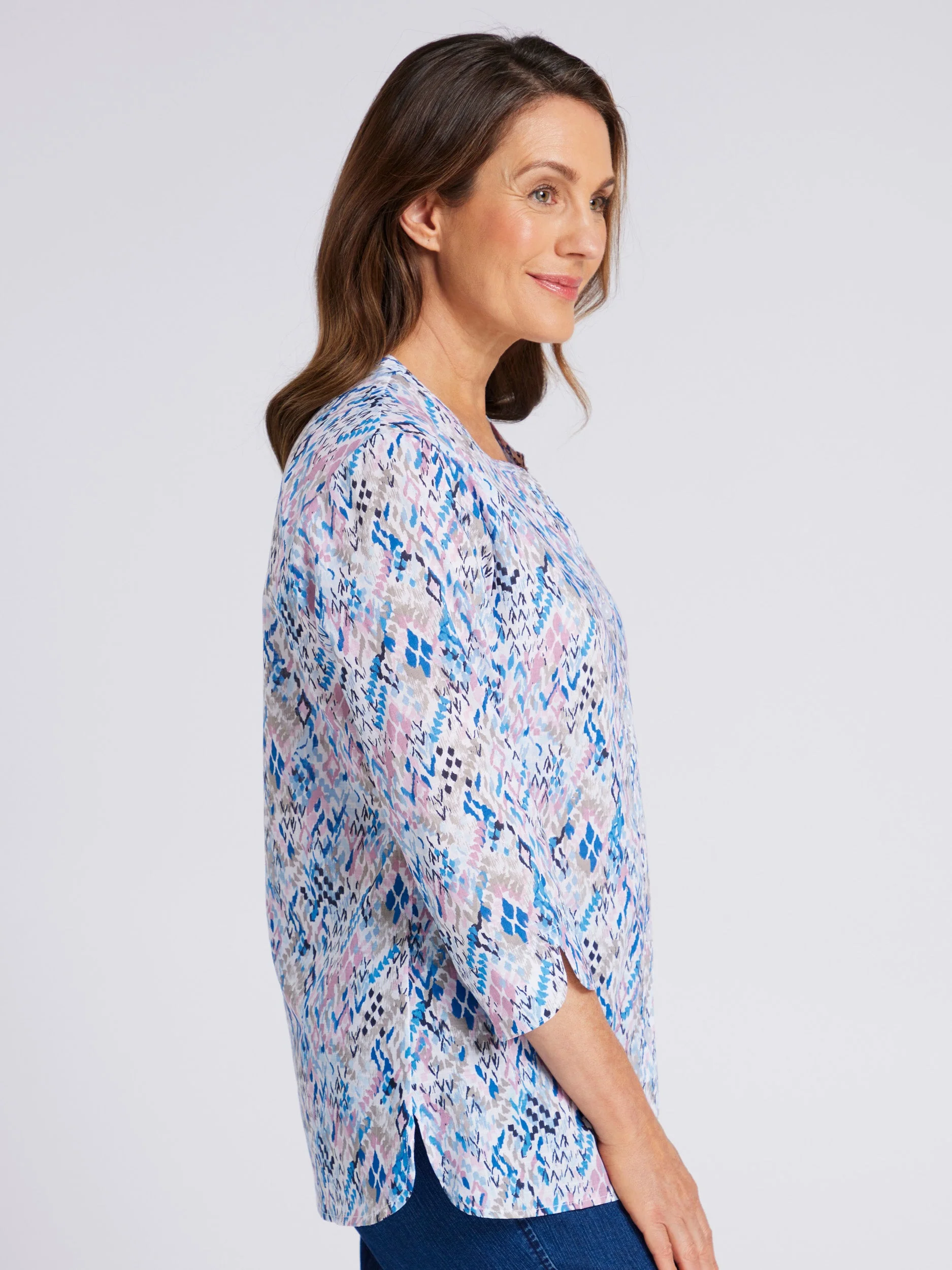 Kailini 3/4 Sleeve Shirt - Image 3
