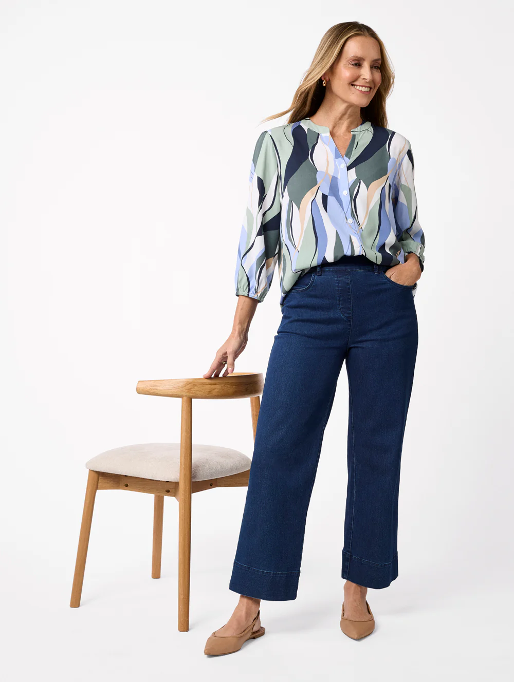 Katarina 3/4 Sleeve Shirt - Image 6