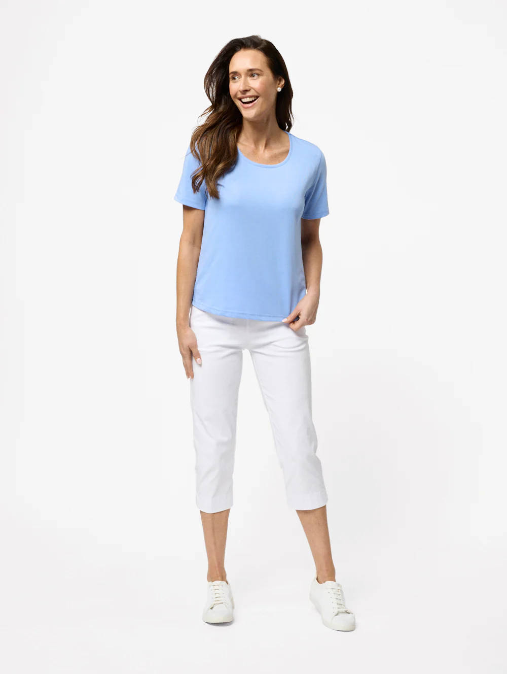 Kinnersly Scoop Neck Tee - Image 4