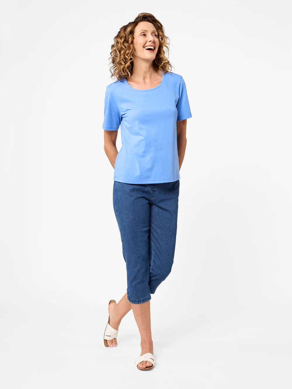 Kinnersly Scoop Neck Tee - Image 4