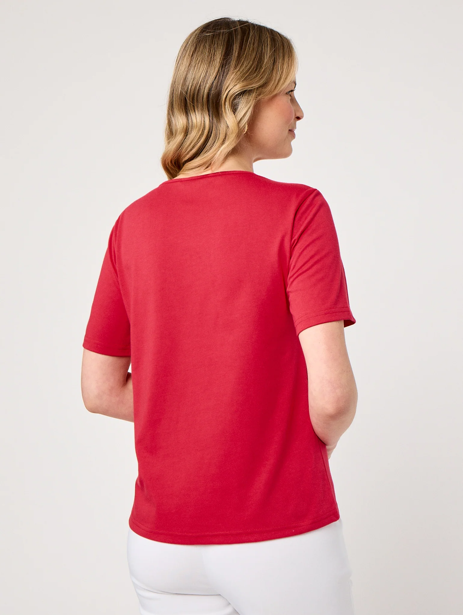 Kinnersly Scoop Neck Tee - Image 3