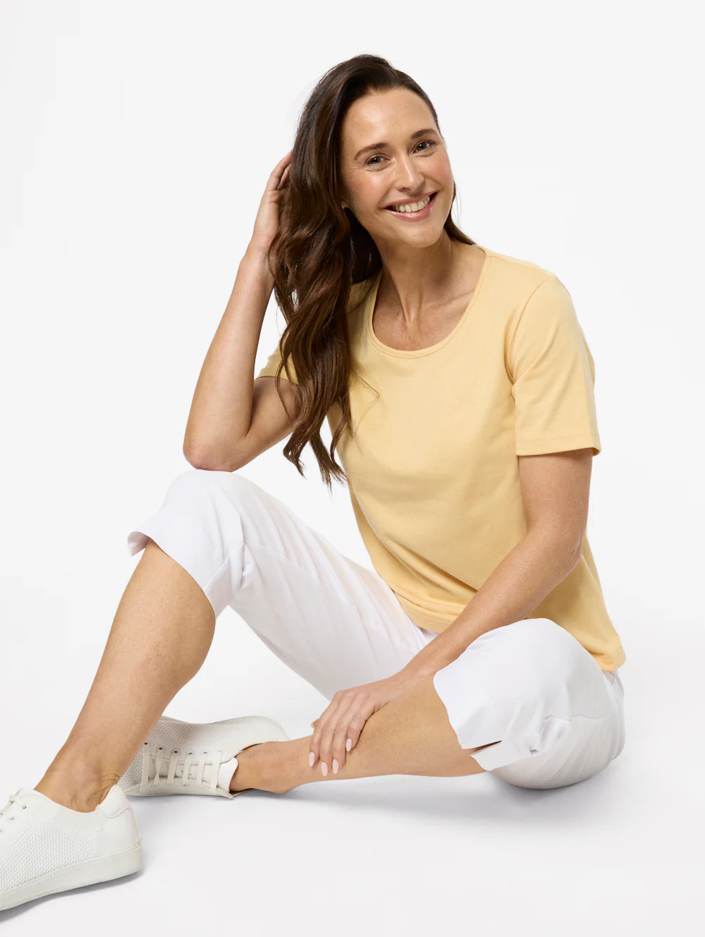 Kinnersly Scoop Neck Tee - Image 2
