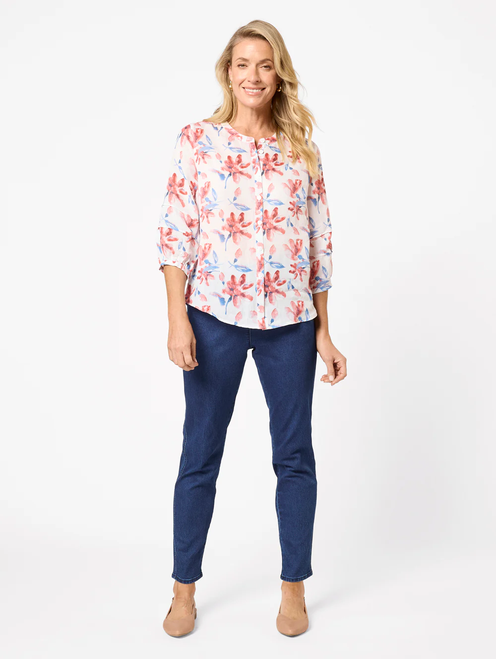 Kirrie 3/4 Sleeve Shirt - Image 4
