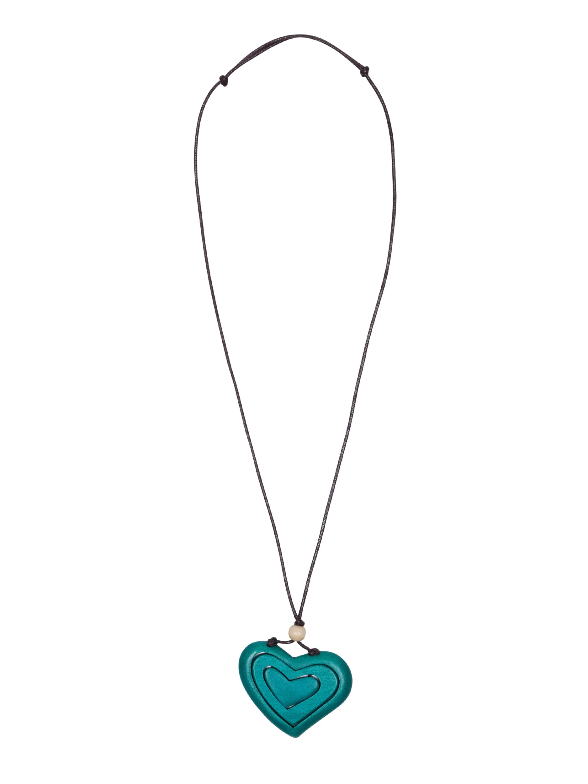 Queen Of Heart Wooden Necklace - Image 2
