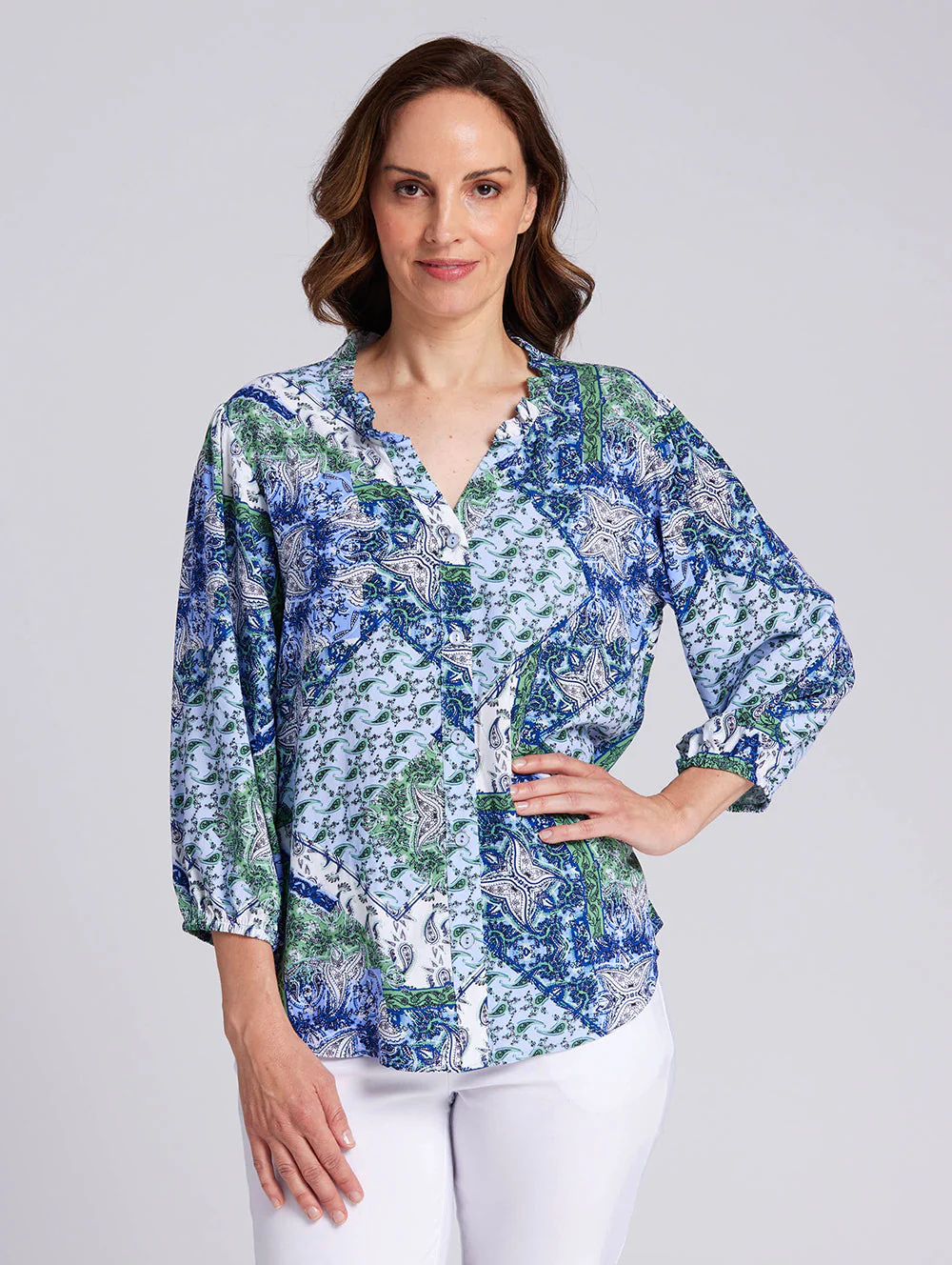Tenisha 3/4 Sleeve Shirt