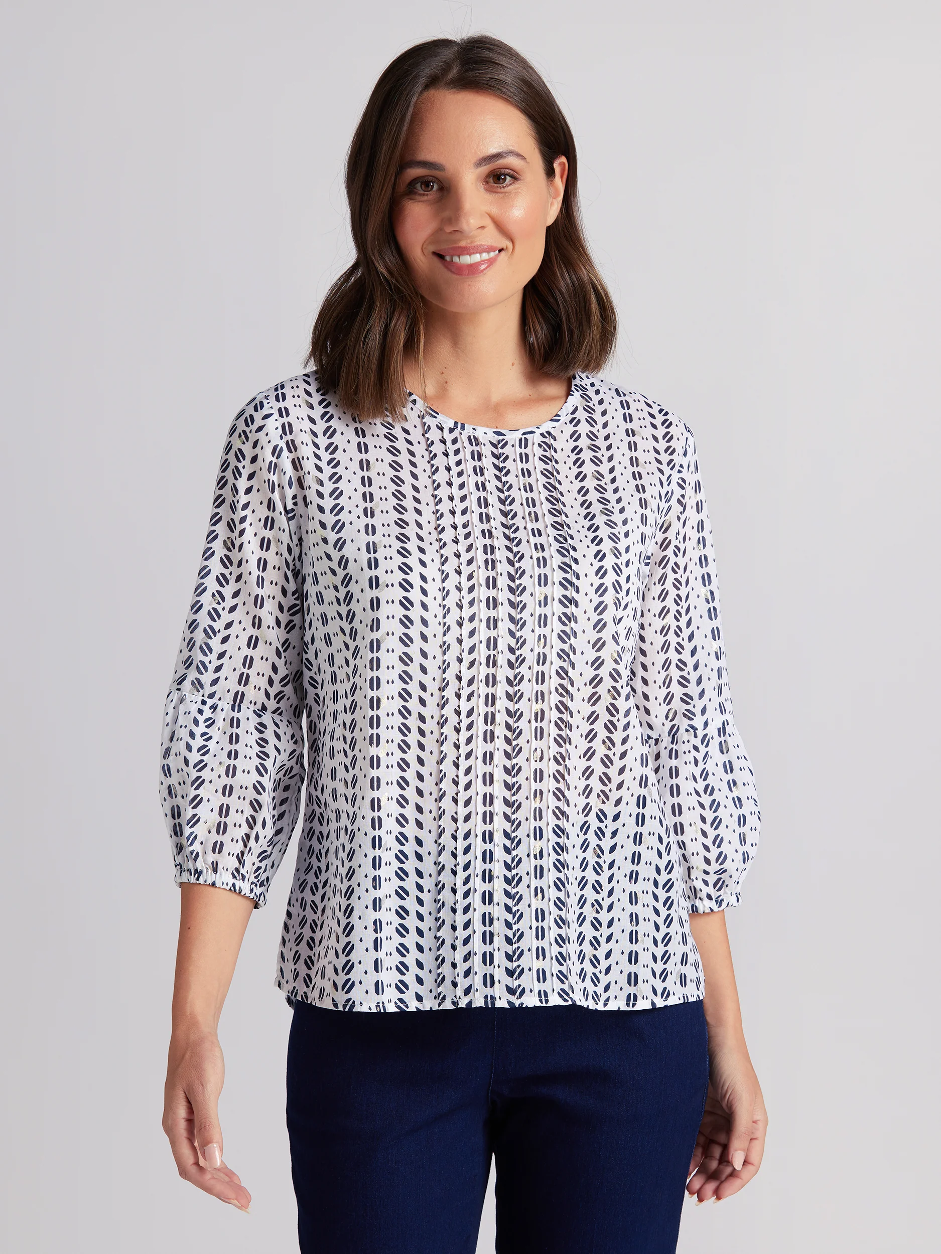 Tullia 3/4 Sleeve Blouse - Image 3
