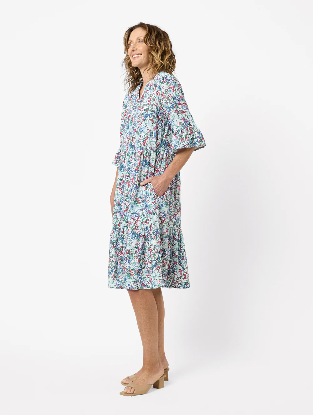 Vanitee Elbow Sleeve Dress - Image 2
